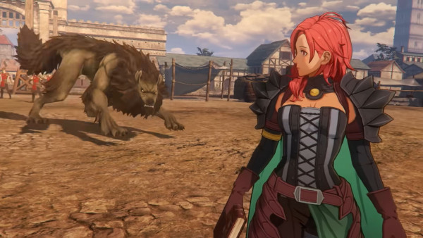 Hapi Fire Emblem: Three Houses using their abilities with a monster.