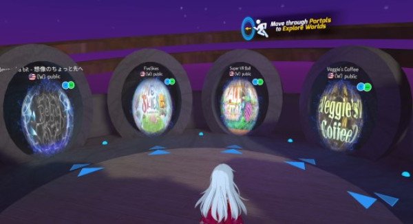 Some of the basic worlds one can encounter in VRChat