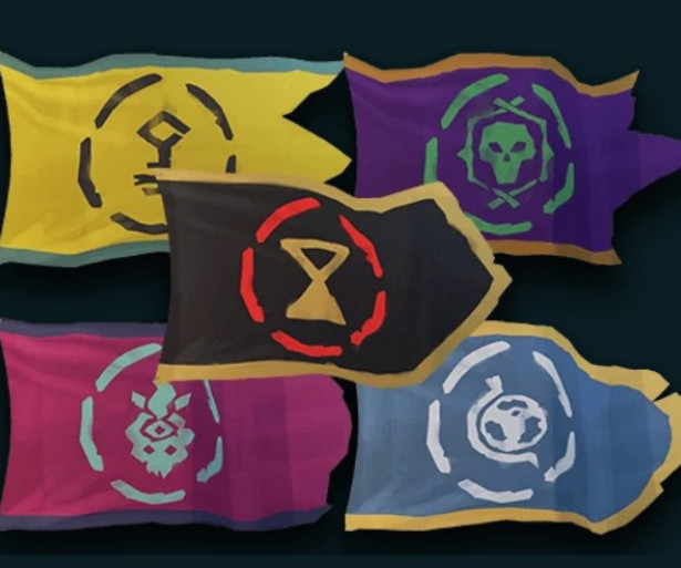 All Emissary flags in Sea of Thieves