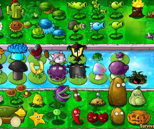 zombie games, plants, setup, plants vs. zombies